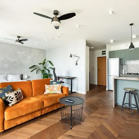 Apartment Zielone Zacisze Retro Warsaw