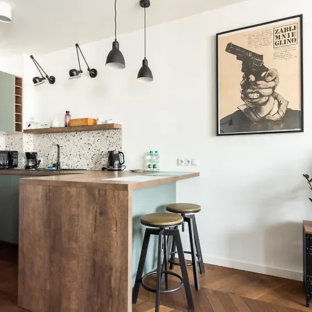 Apartment Zielone Zacisze Retro Warsaw